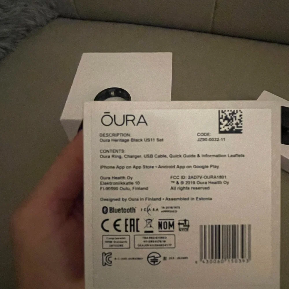 Oura Ring | Heritage Black Size 11